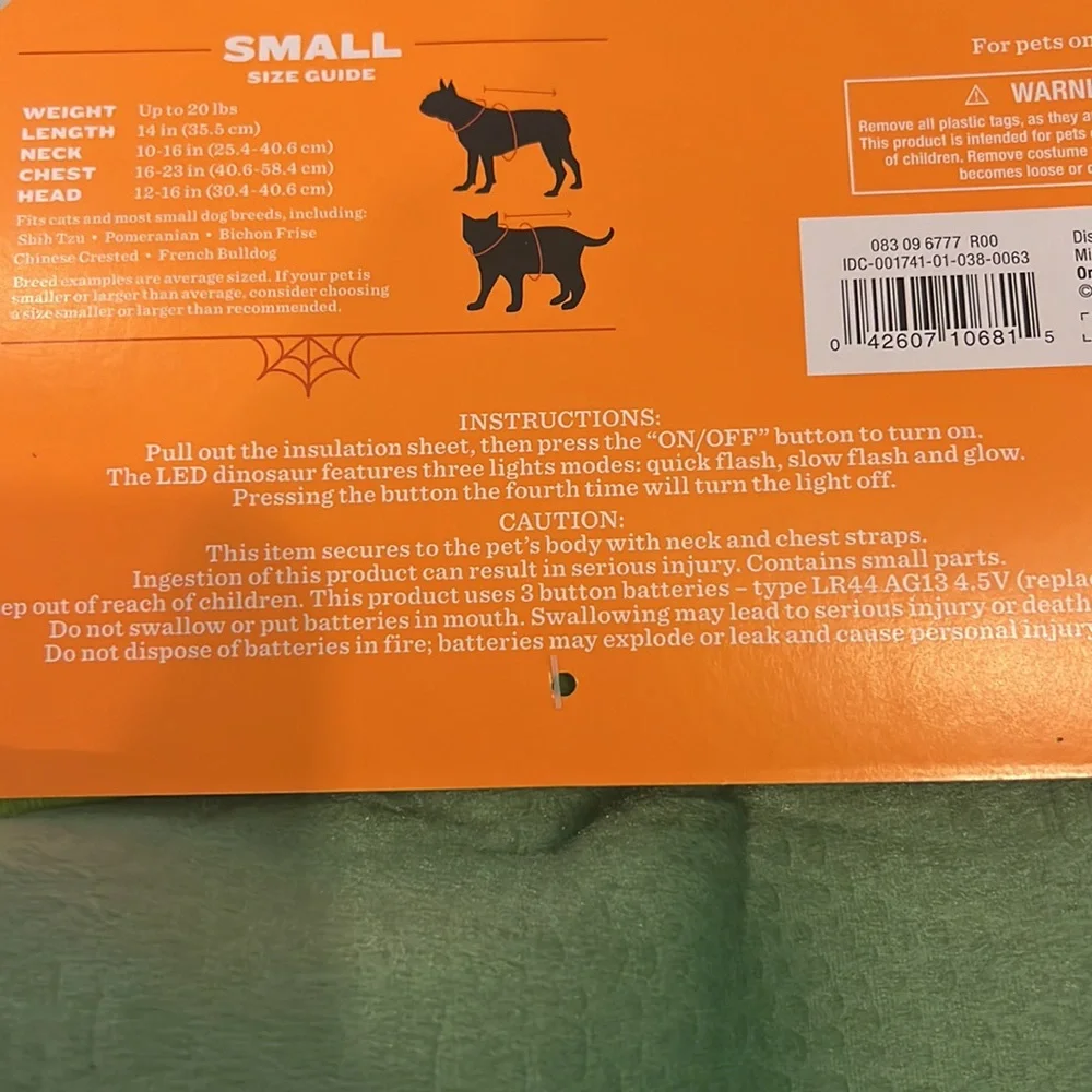 Dog/Cat Halloween costume - Picture 6 of 6